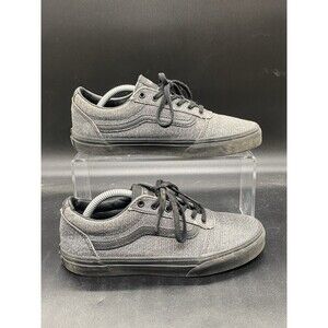 Vans Old Skool Skate Youth size 4.5 Gray black Low Top Shoes 500714